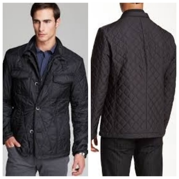 hugo boss mens quilted jacket